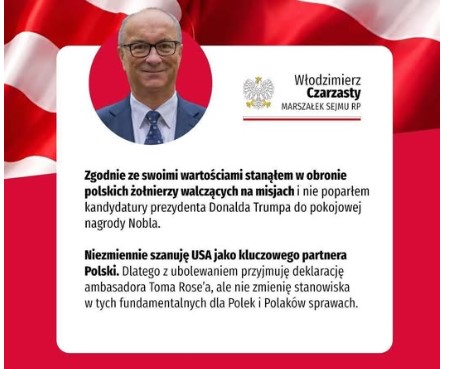 czarzasty plakietka